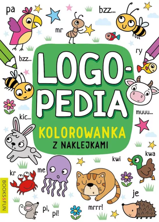 Logopedia. Kolorowanka z naklejkami 4 - tantis.pl