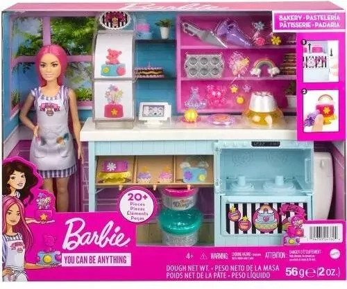Barbie Cukiernia. Zestaw z lalką - tantis.pl