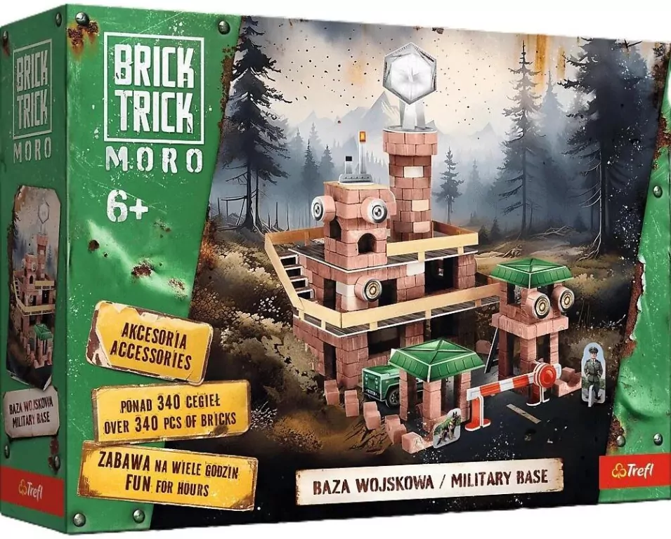 Brick Trick Moro - Baza wojskowa XL TREFL - tantis.pl