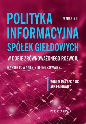 Polityka informacyjna spółek giełdowych w dobie zr