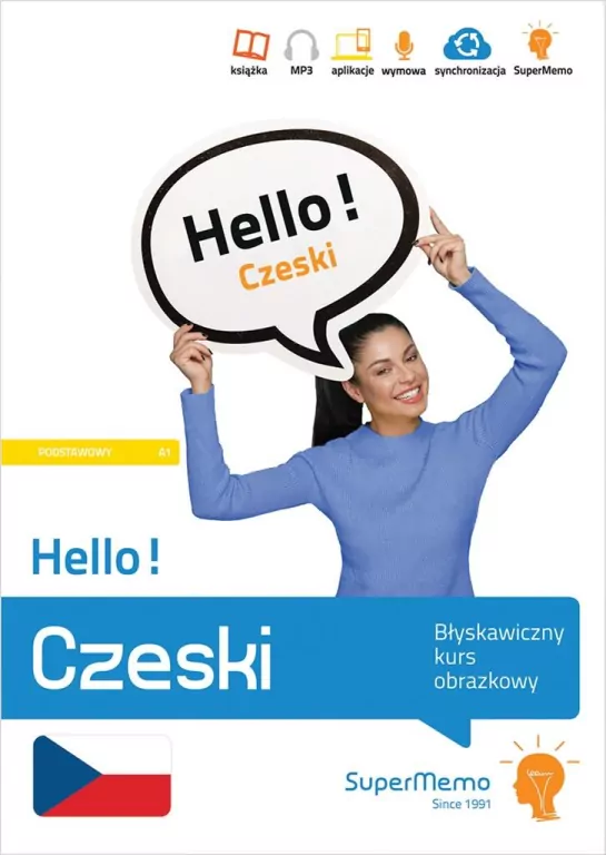 Hello! Czeski. Błyskawiczny kurs obrazkowy A1 - tantis.pl