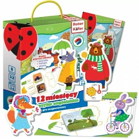 Roter Kafer. Gra edukacyjna 12 miesięcy w języku angielskim - tantis.pl