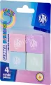 Gumka kwadratowa pastelowa Astra Pastel Line 4 szt. - tantis.pl