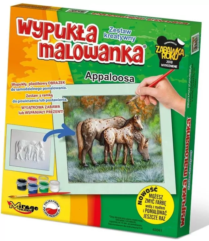 Wypukła malowanka. Konie Appaloosa - tantis.pl