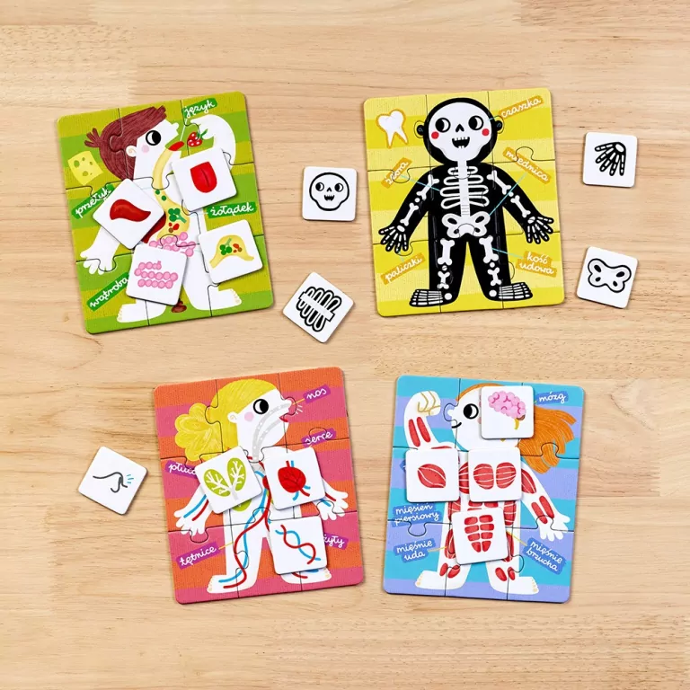 CzuCzu. Puzzle Moje ciało. 3+ - tantis.pl