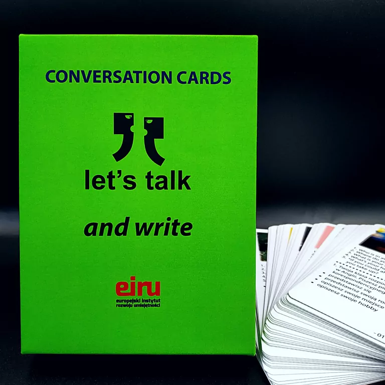 Karty konwersacyjne. Let's talk and write - tantis.pl