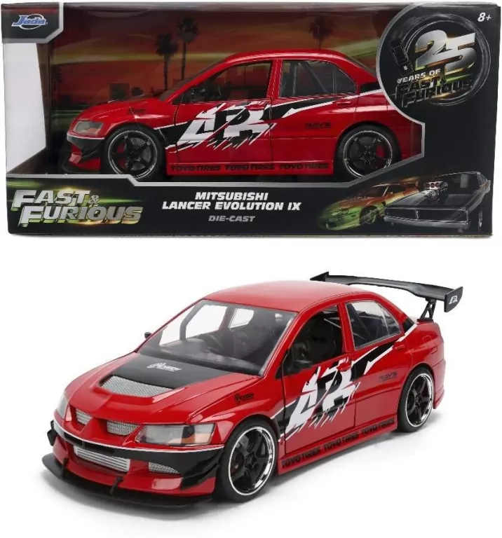 Jada F&F Mitsubishi Lancer EVO IX 1:24 - tantis.pl