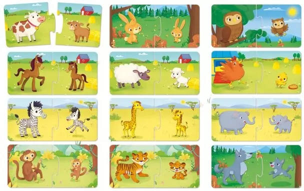 Lisciani. Carotina Baby Logic Mama i ich dzieci - tantis.pl