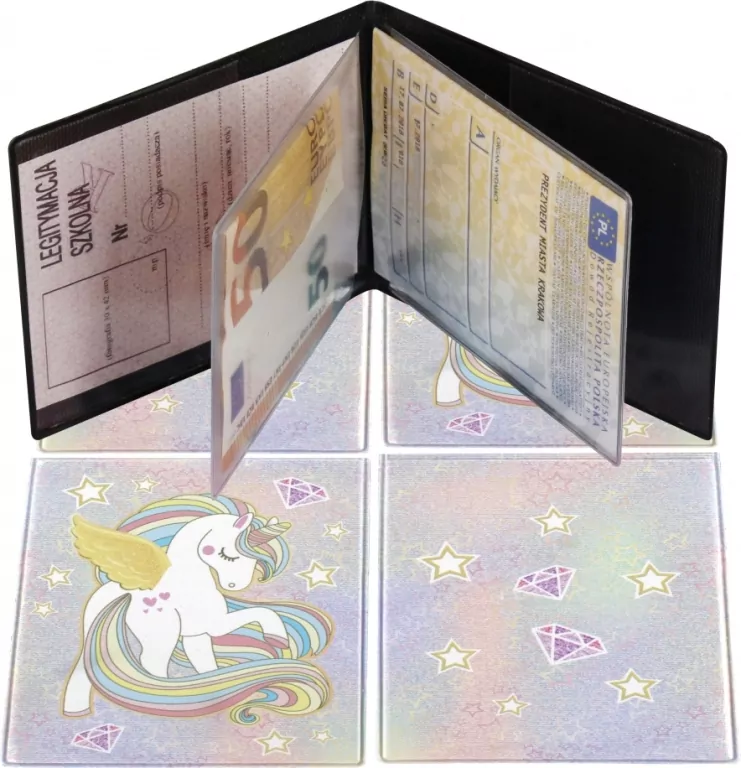 Okładka na dokumenty ucznia Unicorn - tantis.pl