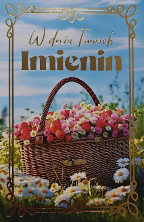 Karnet imieniny kobiece 2K-192 - tantis.pl