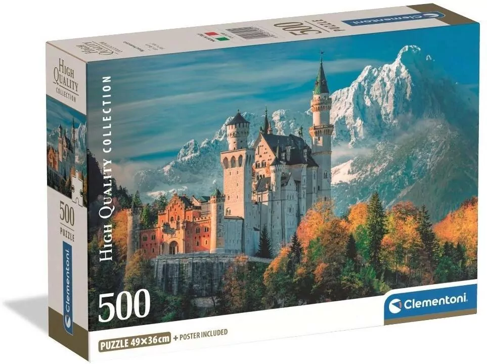 Puzzle 500 Compact Neuschwanstein Castle 35589 - tantis.pl