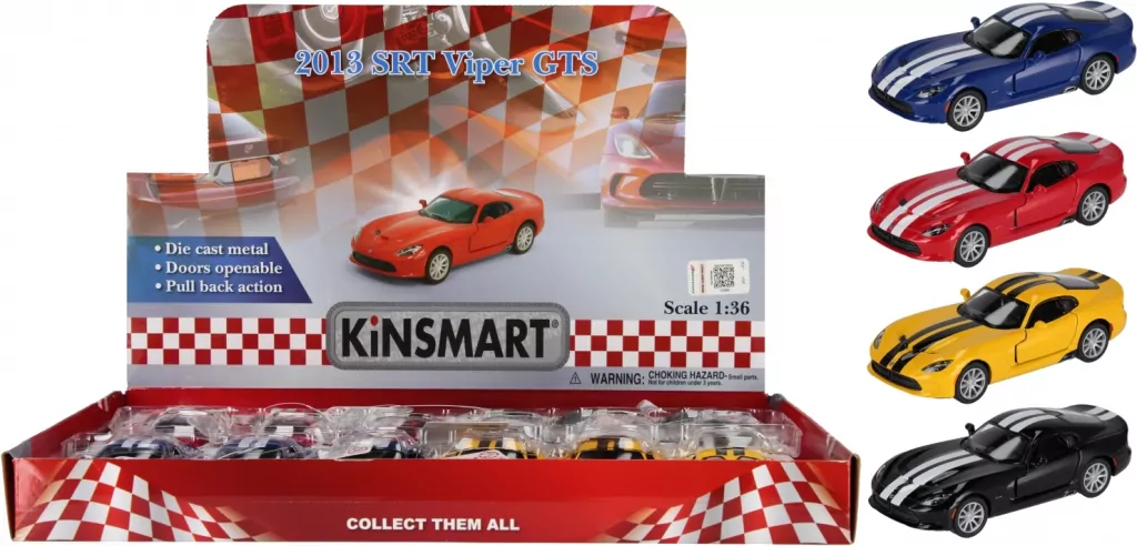 AUTO OSOB MET P/B 1:36 VIPER GTS SRT MIX4 1/12 - tantis.pl