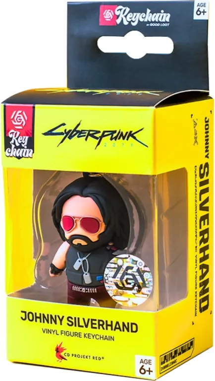 Brelok 3D Johnny Silverhand z serii Cyberpunk 2077 - tantis.pl