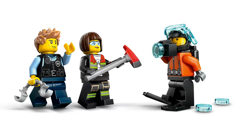 LEGO® Zestaw z helikopterem, wozem strażackim i łodzią podwodną 60462 - tantis.pl