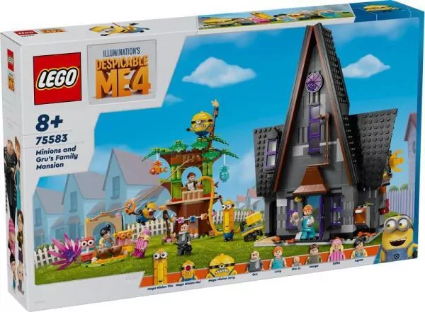 LEGO® Minionki. Rodzinna rezydencja Gru i minionków 75583 - tantis.pl