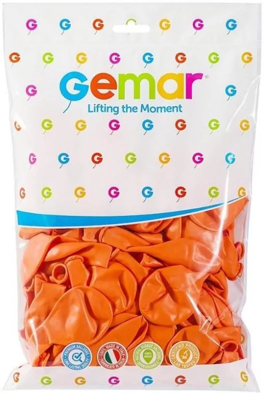 Balony makaroniki łososiowe 30cm, 100 sztuk - tantis.pl