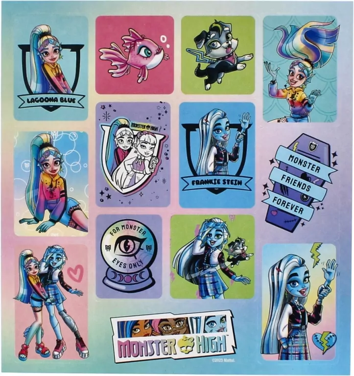 Naklejki kwadrat Monster High - tantis.pl