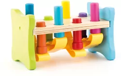 GRA PRZEBIJANKA SKACZACE KOLECZKI DREW 23X18X14