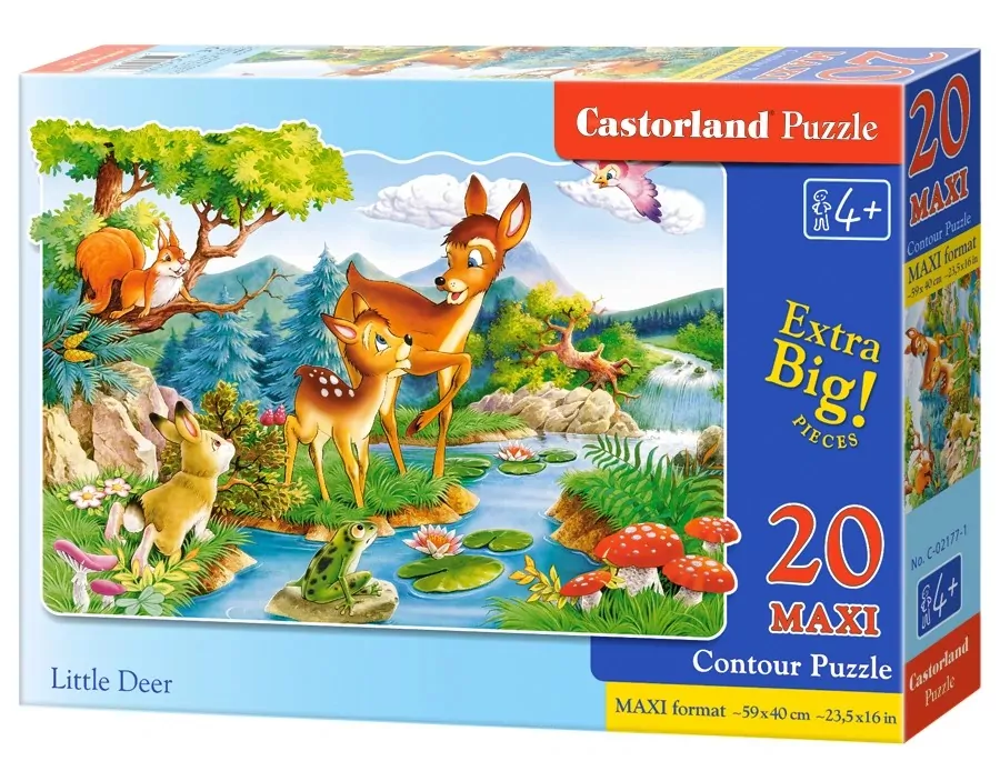 Puzzle 20 maxi. Bambi. Little Deer C-02177 - tantis.pl