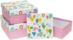 Pudełko prezentowe dziecięce balony ROZETTE
