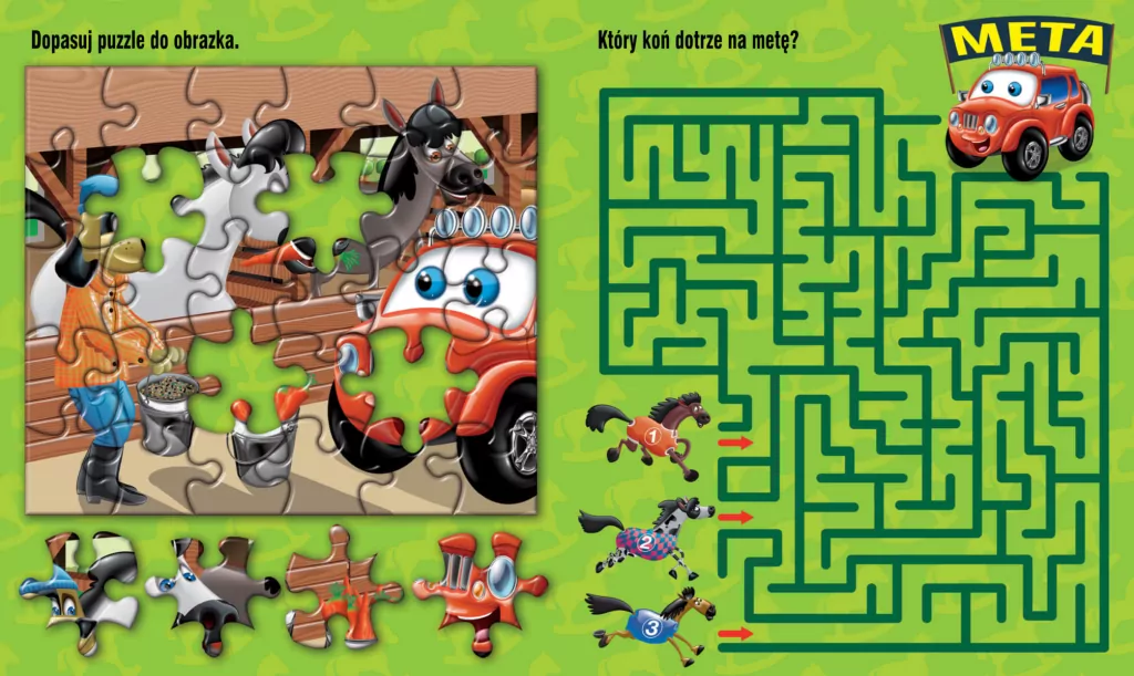 W stadninie. Samochodzik Franek - tantis.pl