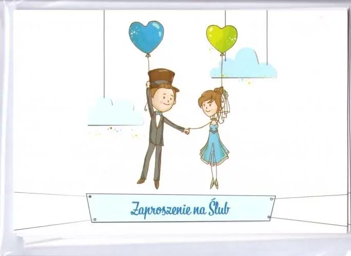 Zaproszenie Ślub ZT44 - tantis.pl