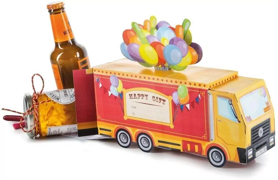 Składane pudełko prezentowe - Circus Truck - tantis.pl