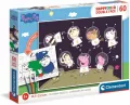 Puzzle 60 happy color Świnka Peppa - tantis.pl