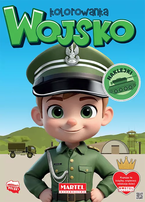 Kolorowanka Wojsko z naklejkami - tantis.pl