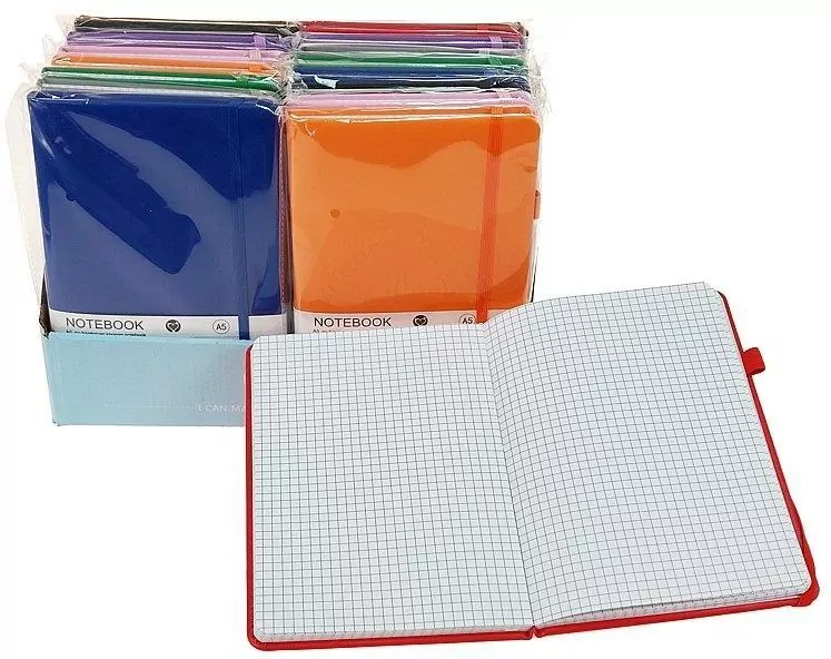 Notes A5 w kratkę. 1 sztuka - tantis.pl