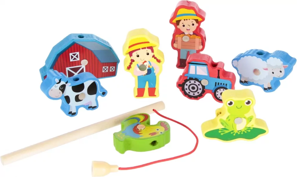 Układanka drewniana magnetyczna Farma - tantis.pl