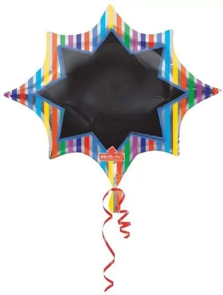 Balon foliowy Super ksztalt paski 88x73cm - tantis.pl