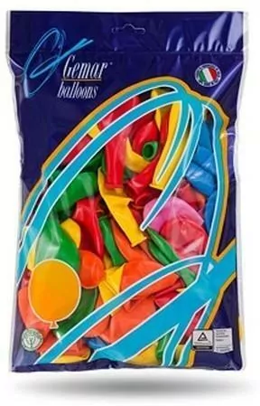 Balony pastelowe różnokolorowe 23cm. Mix, 100 sztuk - tantis.pl