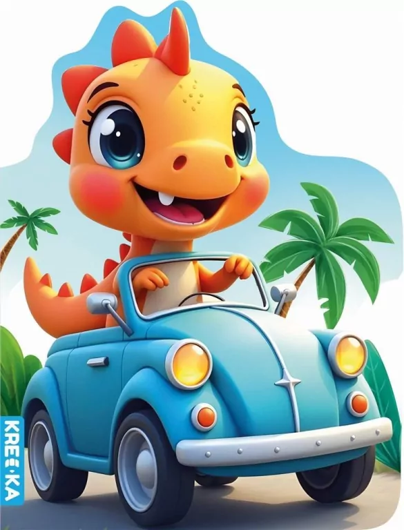 Dinuś w autku - tantis.pl