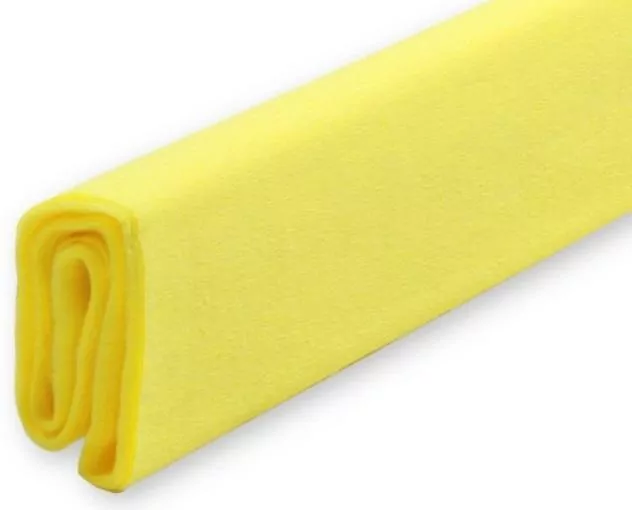 Bibuła marszczona cytrynowa 50x200, 10 sztuk - tantis.pl