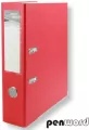 Segregator A4 z okuciem 7,5cm czerwony - tantis.pl