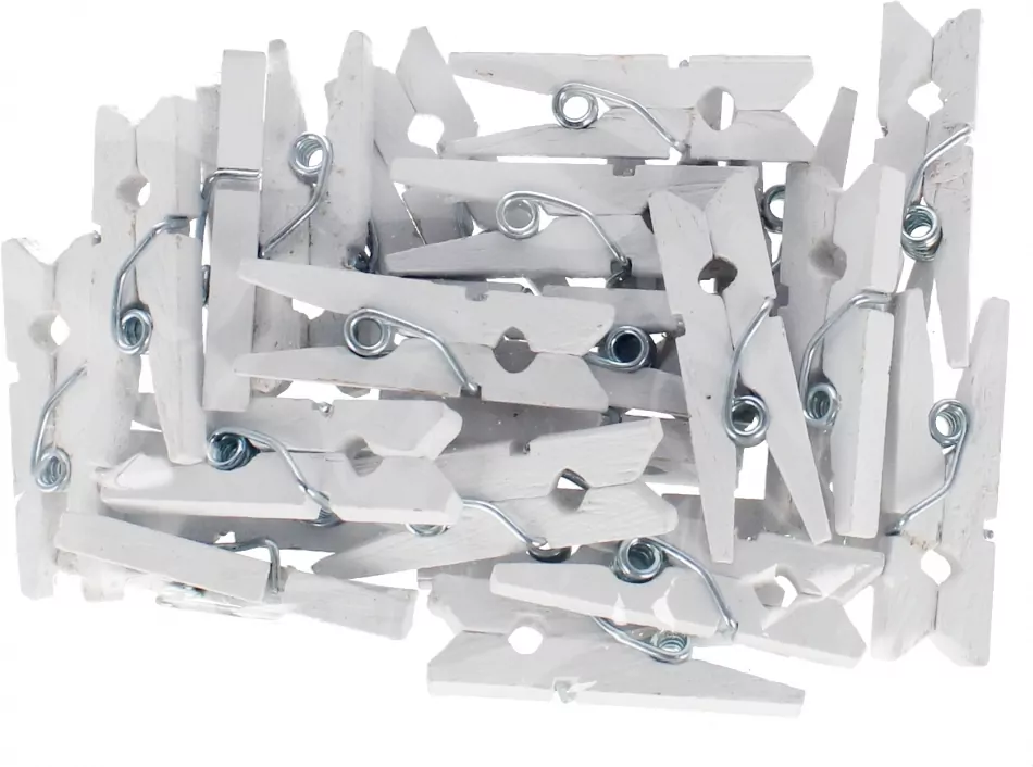 Spinacze drewniane 2,5cm 25szt - tantis.pl