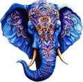 Puzzle 174 drewniane Słoń - tantis.pl