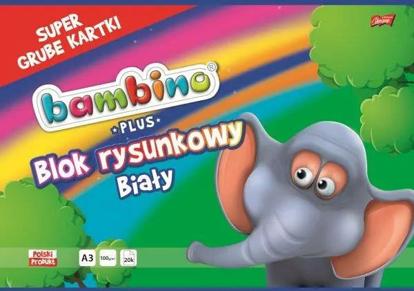 Maje blok rys.A3/20k.bambino plus 100g. - tantis.pl