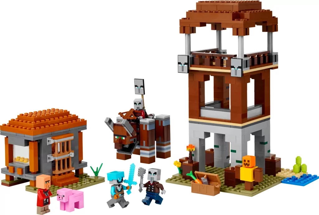 LEGO® Minecraft. Kryjówka rozbójników i dewastatorów 21278 - tantis.pl