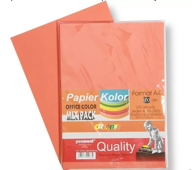 PAPIER XERO KOL A4 75G POM OP100ARK PENW - tantis.pl