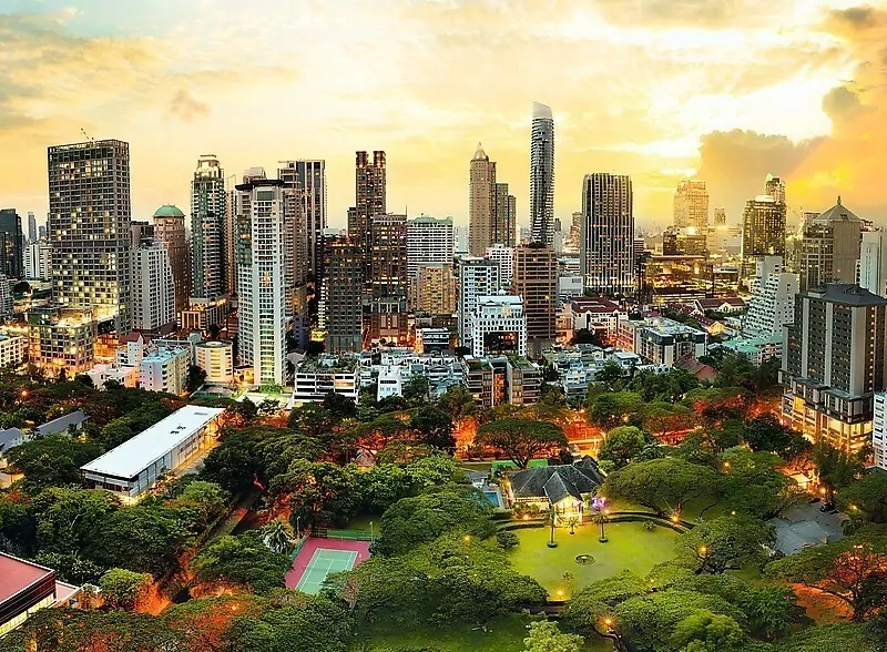 Puzzle 3000. Zachód Słońca w Bangkoku - tantis.pl