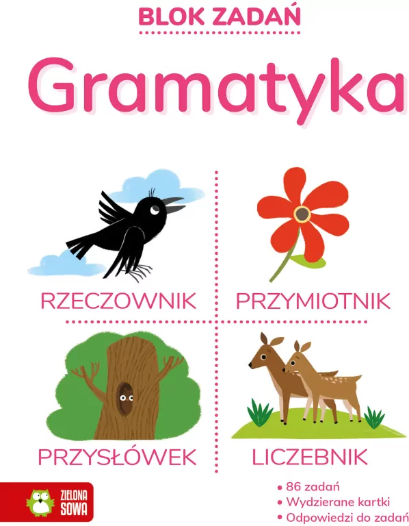 Blok zadań. Gramatyka 6+ - tantis.pl