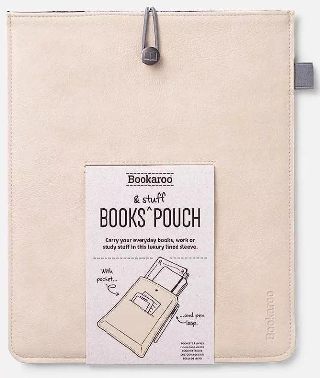 Etui na książkę. Kremowe - tantis.pl