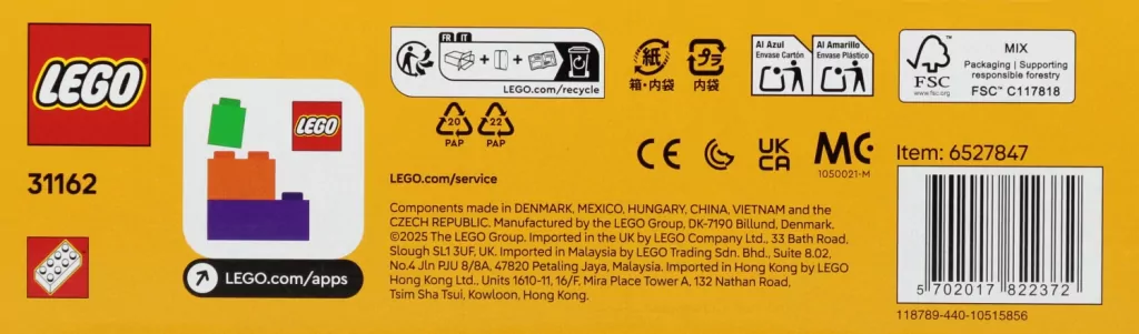 LEGO(R) CREATOR 31162 Uroczy króliczek - tantis.pl