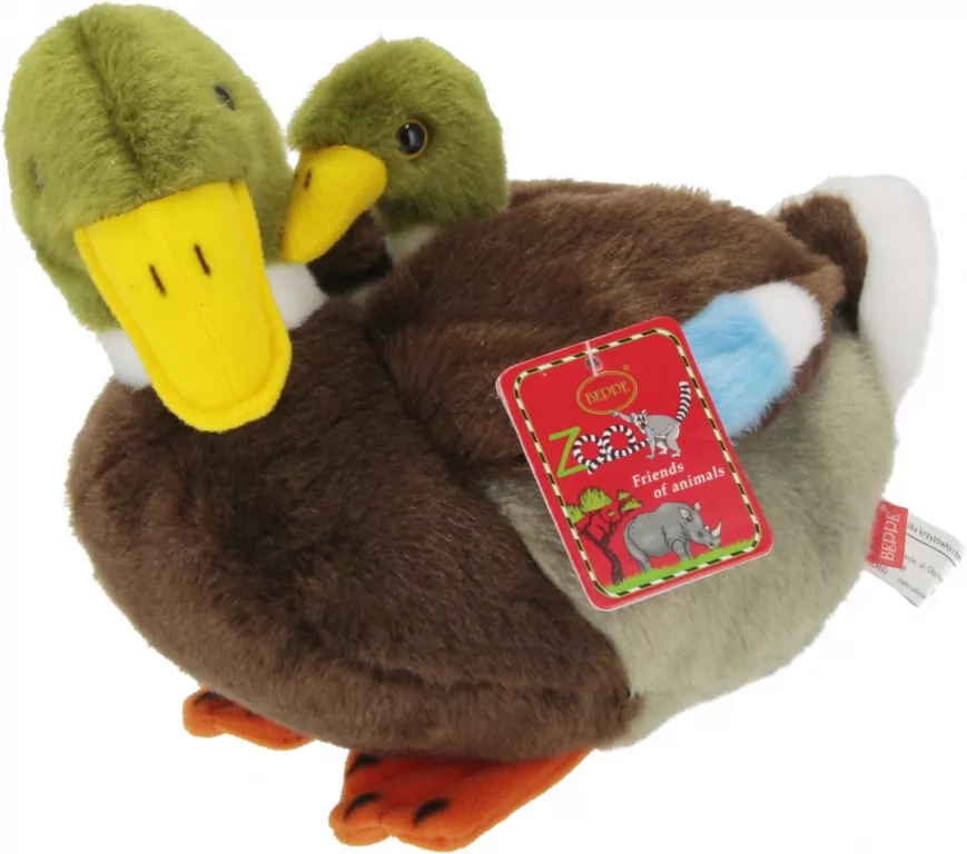 Kaczka krzyżówka z dzieckiem 20cm - tantis.pl