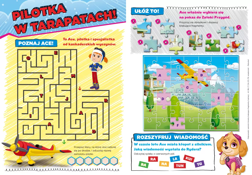 Nowa akcja Skye. Stemple w akcji 1. Psi Patrol - tantis.pl