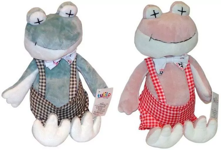 Wesoła żabka 23 cm, 2 kolory - tantis.pl