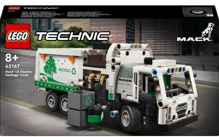 LEGO® Technic. Śmieciarka Mack LR Electric 42167 - tantis.pl