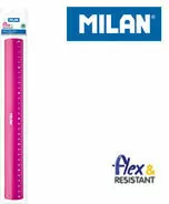Linijka Milan 30 cm różowa - tantis.pl